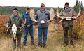 Gary McPherson, Bob Edsall, Fritz Burkhalter and guide Hugh Loring, 2008