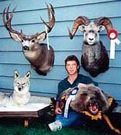 A range of our taxidermy mounts